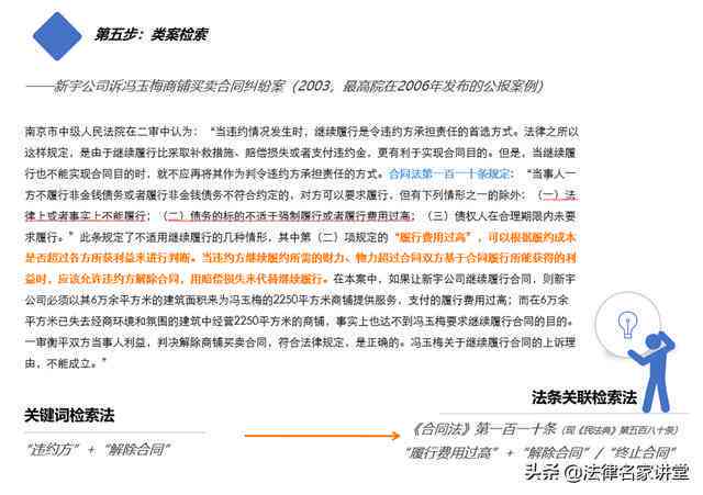 法律案例检索报告模板——专业规范版