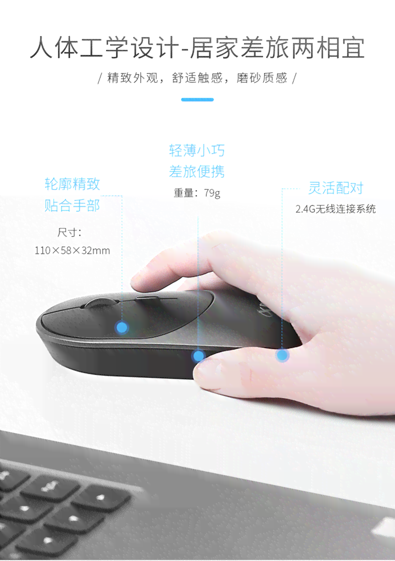 科大讯飞新一代智能语音无线办公鼠标lite-m320