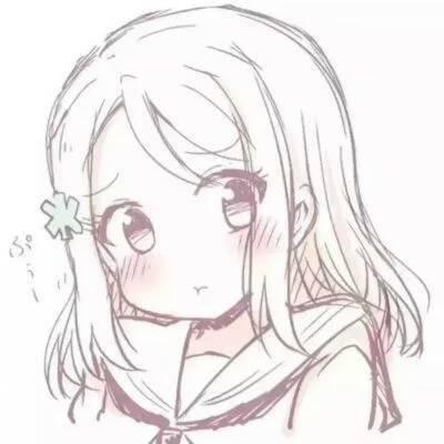 闺蜜手绘头像素材：姐妹绘画模板与参考笔画图片集