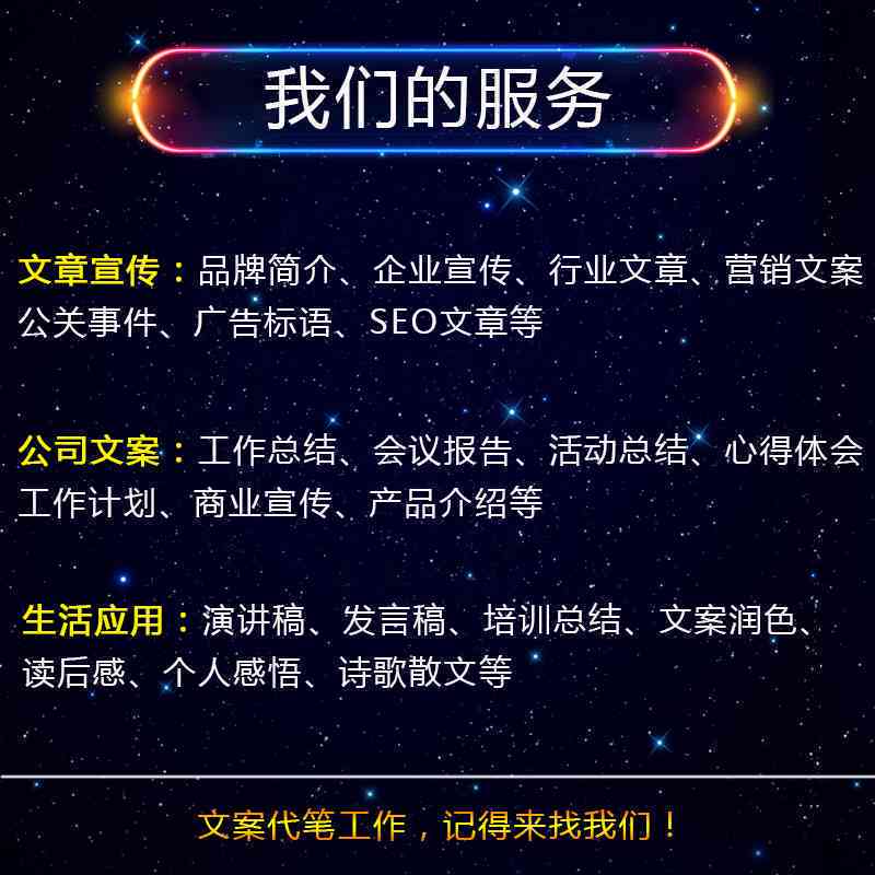 代写文案的店铺名字：精选大全及文案代写类目指南