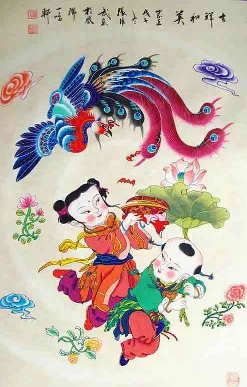 ai绘画凤凰文案