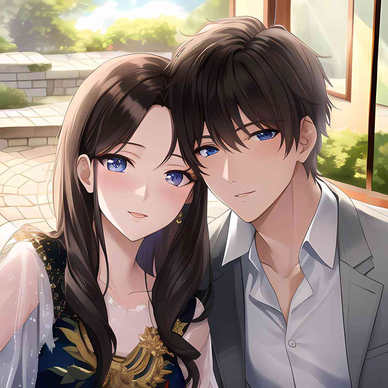 AI绘画二次元情侣创作：打造个性化情侣文案与插画，全面满足情感表达需求