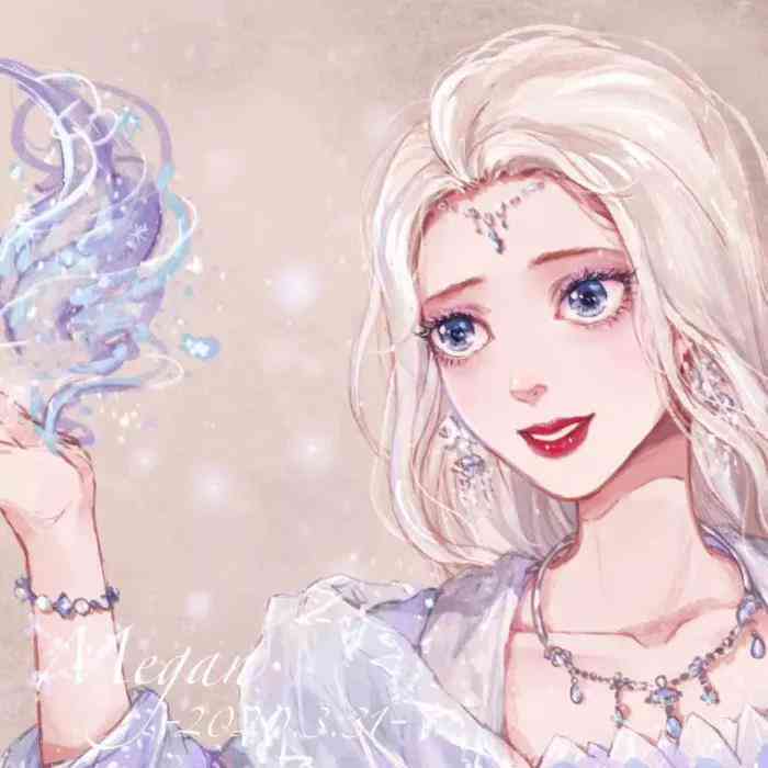 女生头像莎：公主可爱动漫真人头纱