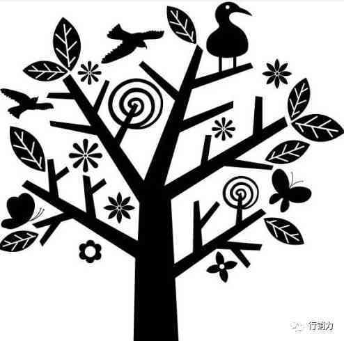 ai插画怎么画简易树与插画绘制技巧