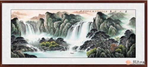 哪个在线绘画生成器可以生成国画山水作品？