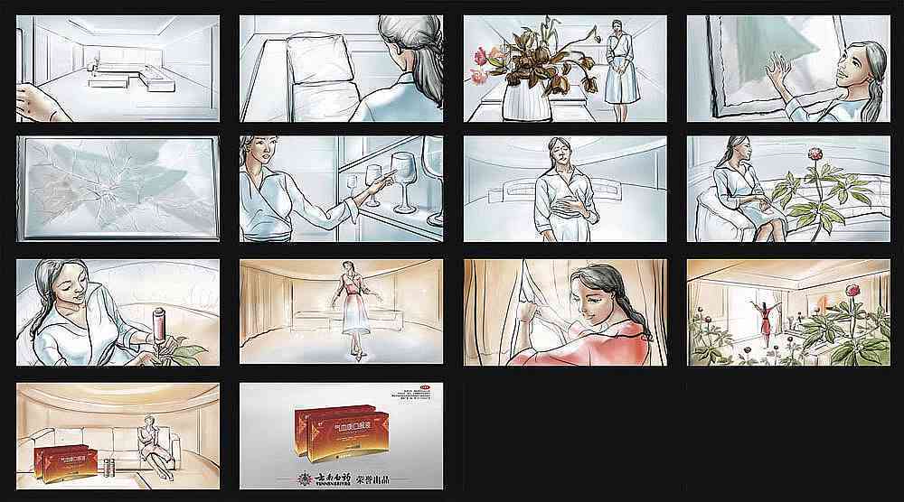 动画故事分镜头脚本插画参考集——镜头设计指南