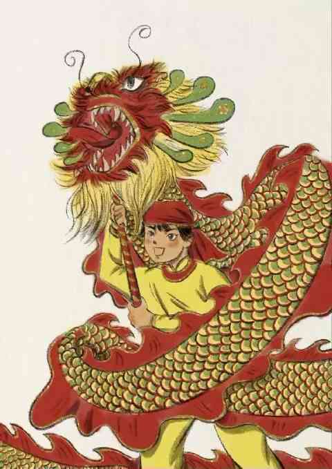 中国舞龙怎么画简单又霸气，气又威风？