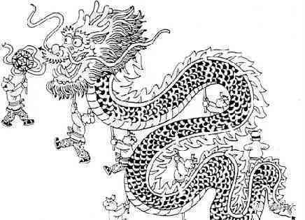 中国舞龙怎么画简单又霸气，气又威风？