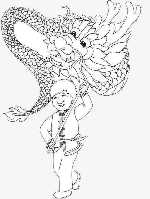 中国舞龙怎么画简单又霸气，气又威风？