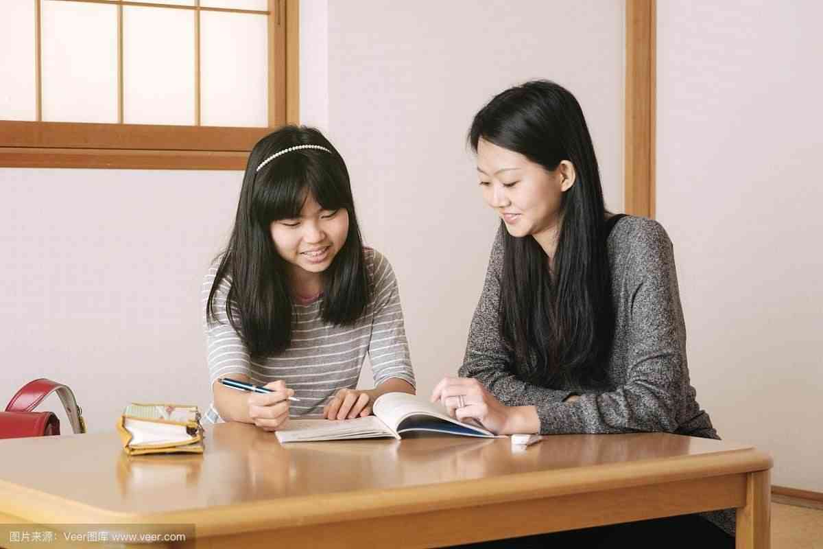 ai绘画中国妈妈辅导女儿写作业生气
