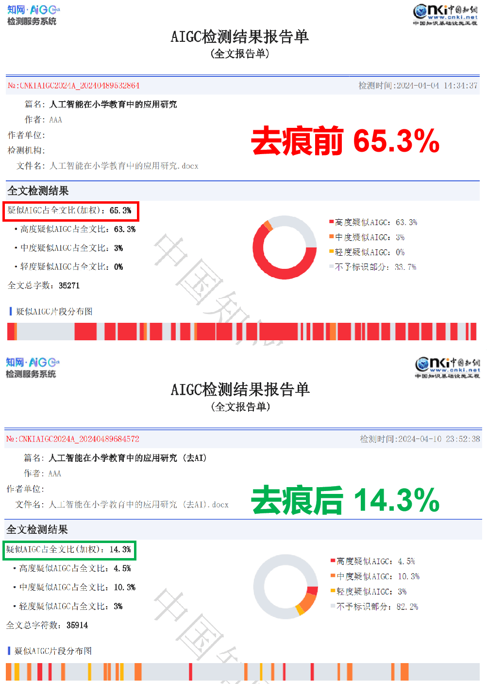 ai写作能不能过查重