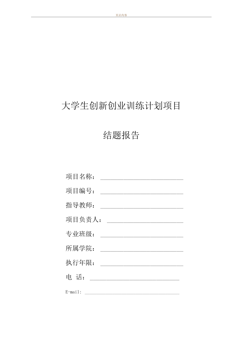 创新创业报告模板：撰写指南与1000字范例，总结及专题报告汇编