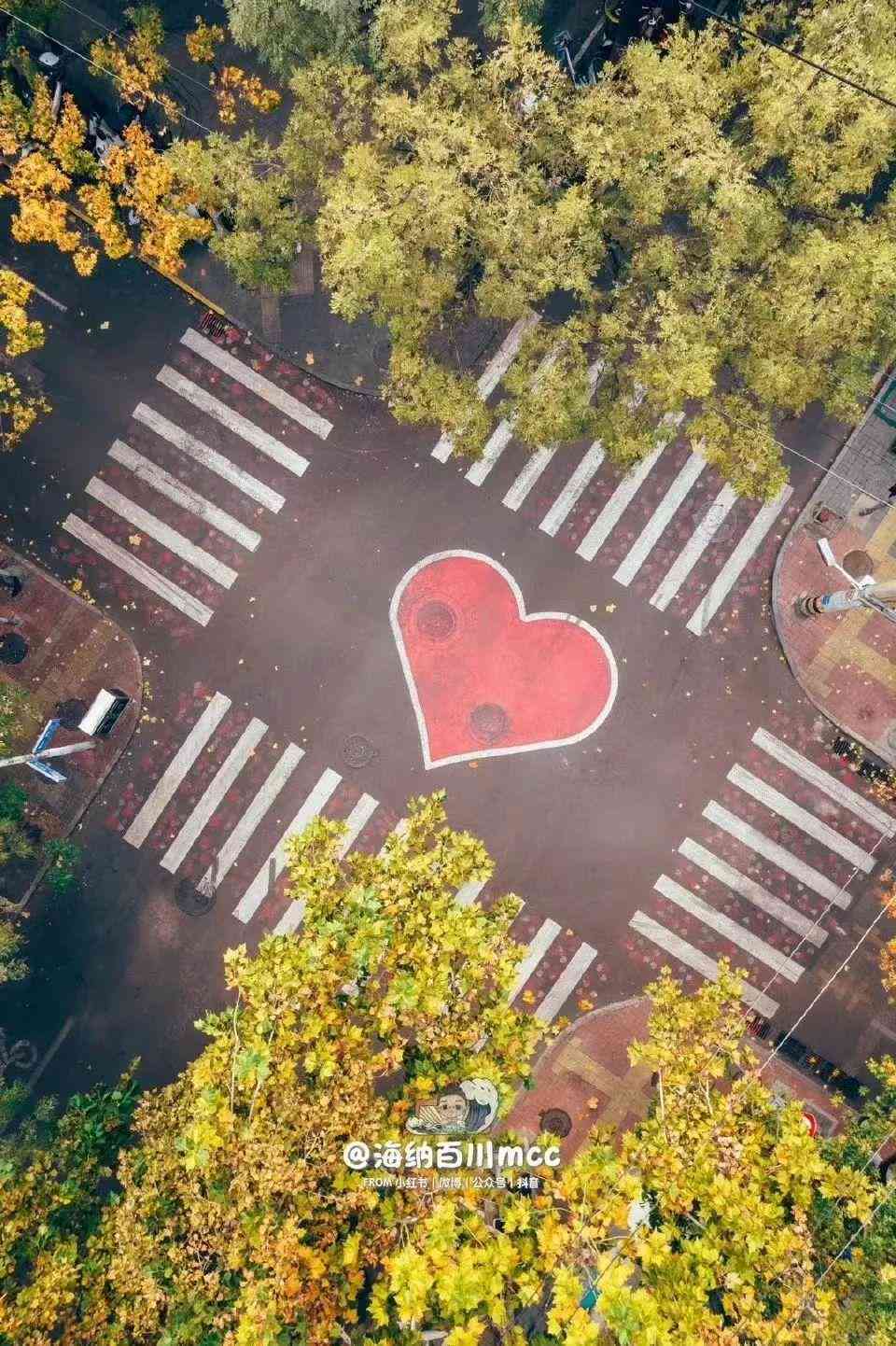 爱心马路壁纸高清原图，爱心马路照片集锦