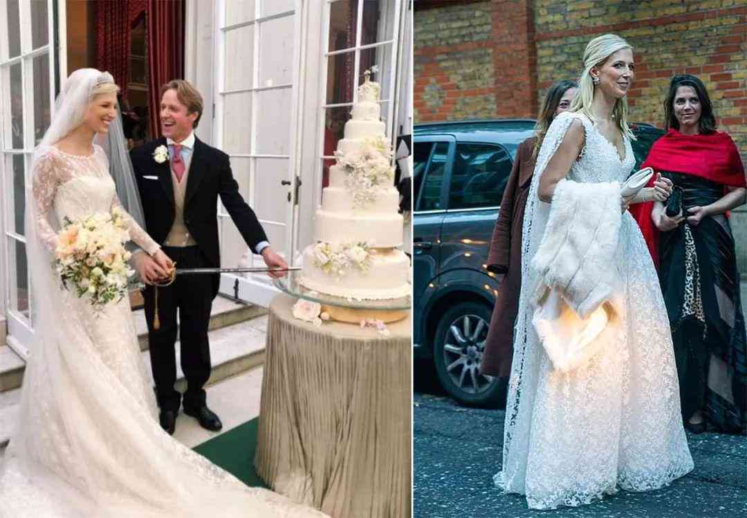 结婚情侣婚纱照背影图片：婚礼素材中新娘的婚纱浪漫瞬间