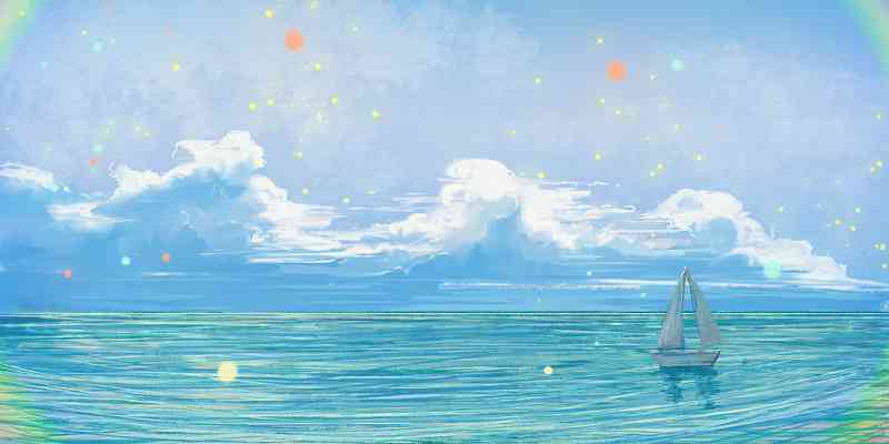 大海插画素材高清手绘高清插画集锦