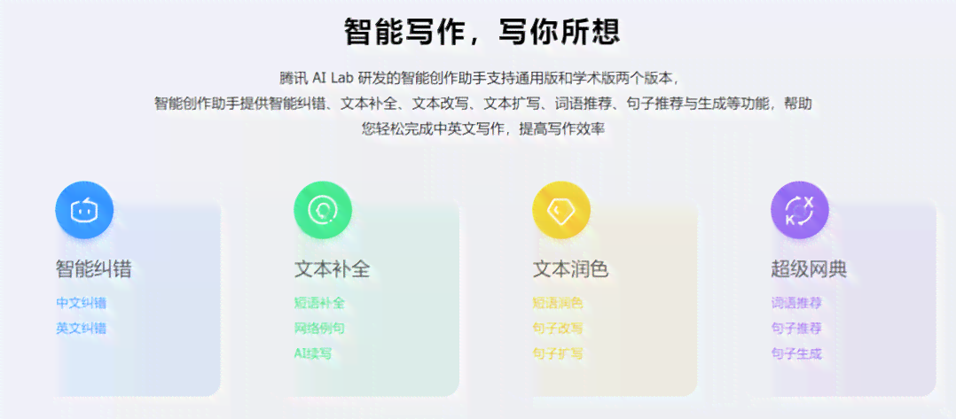 腾讯大脑ai智能写作
