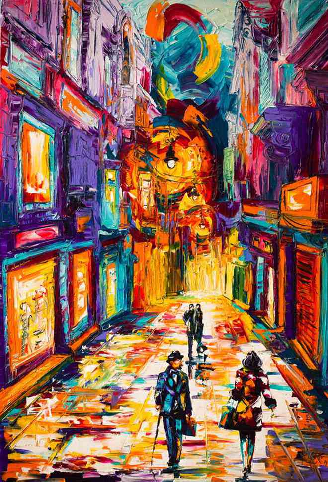 用画笔描绘色彩，朋友间的艺术世界 —— 我们共同创作的绘画作品文案