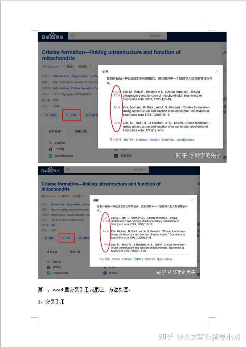 ai写作怎么标注参考文献及数据格式与内容