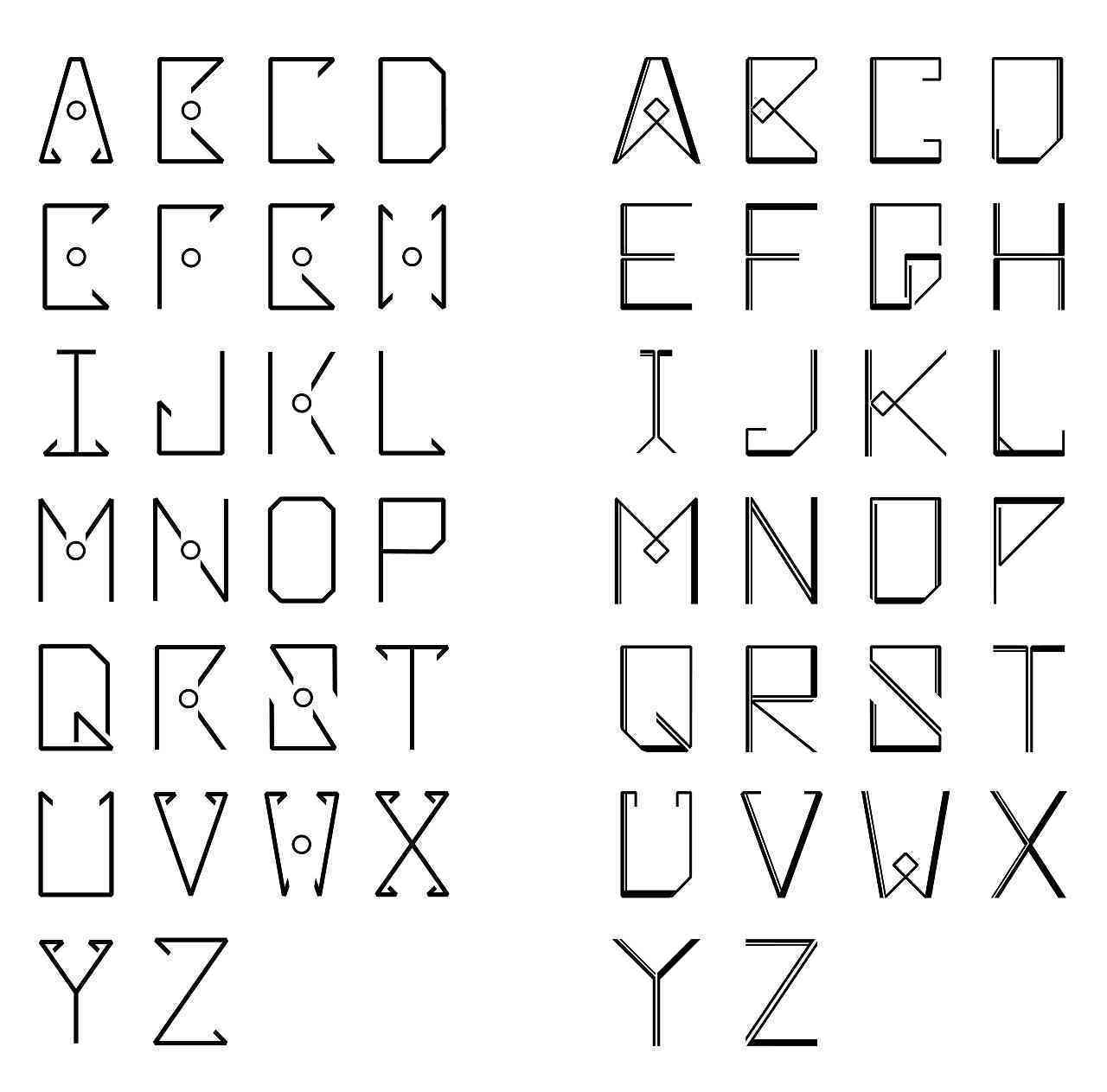如何设计制作独特的英文文字与字母字体