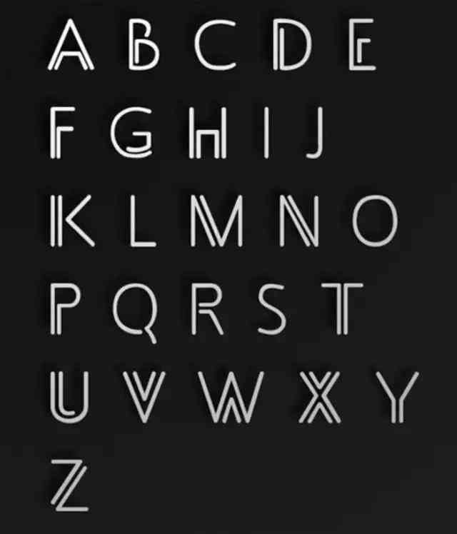 如何设计制作独特的英文文字与字母字体
