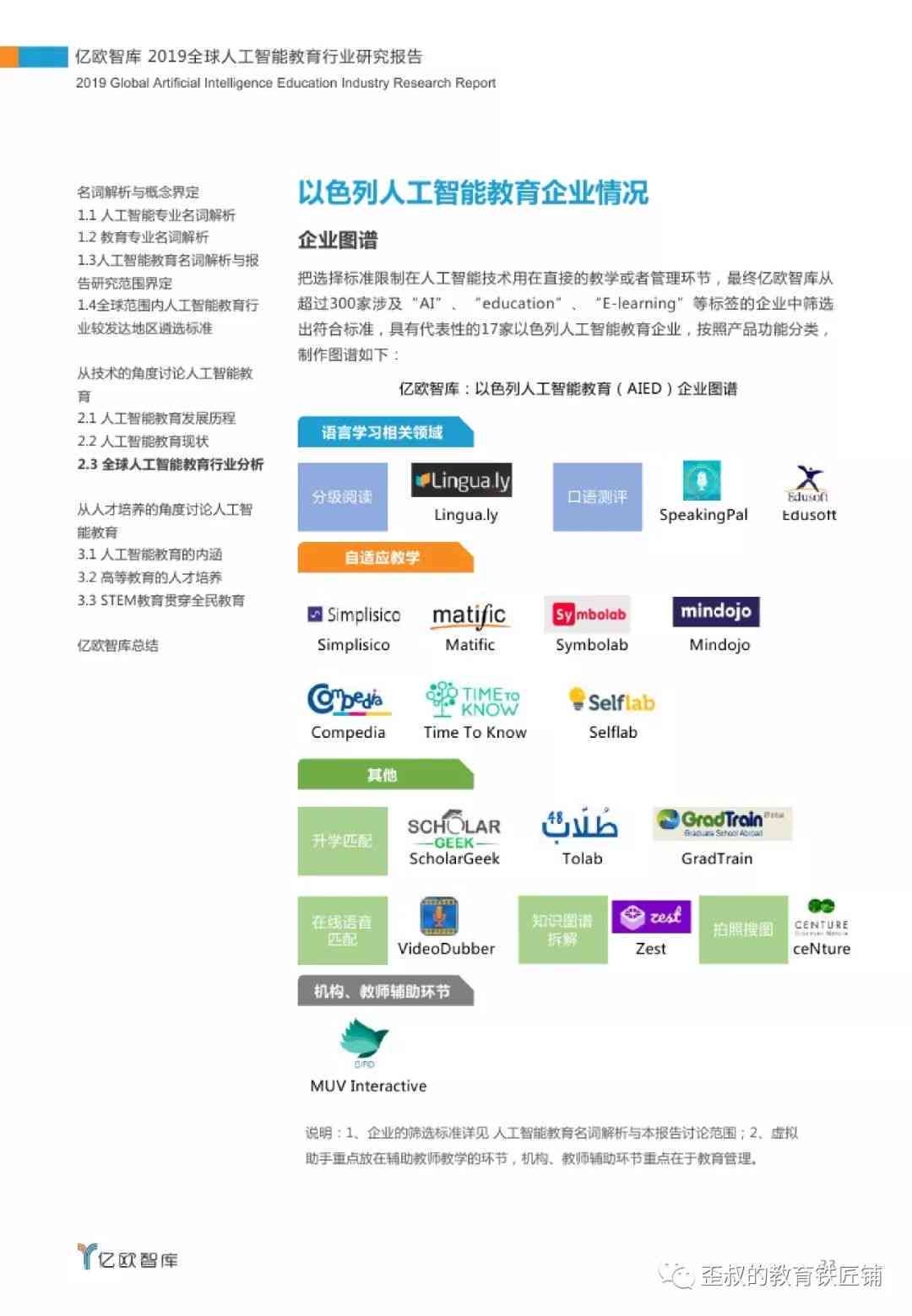中国教育行业人工智能发展研究报告：斯坦福正式发布专题新闻及行业研究报告