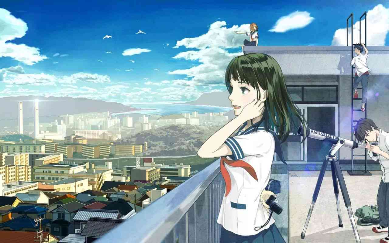 校园ai动漫文案