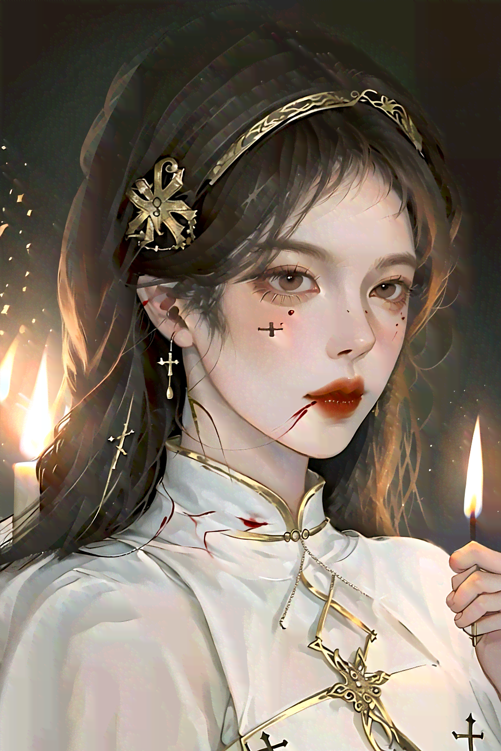 ai修仙绘画女文案