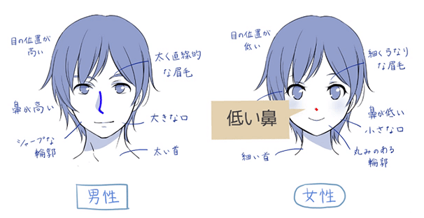 男生二次元画法：从气正脸到全身教程
