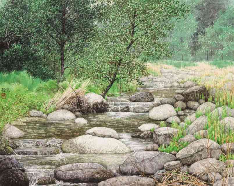 AI姐妹联手打造逼真写实风景画：探索人工智能在艺术创作中的无限可能