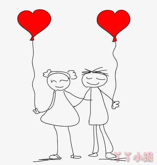 情人节海报怎么做：打造好看简单又易学的简笔画海报设计