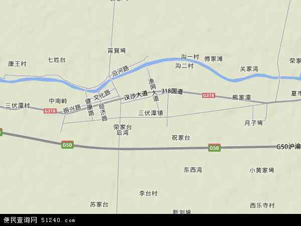三伏潭镇隶属于仙桃市的具体地理位置解析