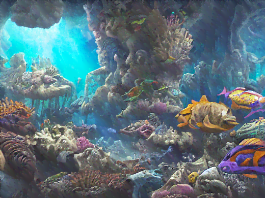 AI创作水下探险：揭秘深海奇观与未知生物的奇幻之旅