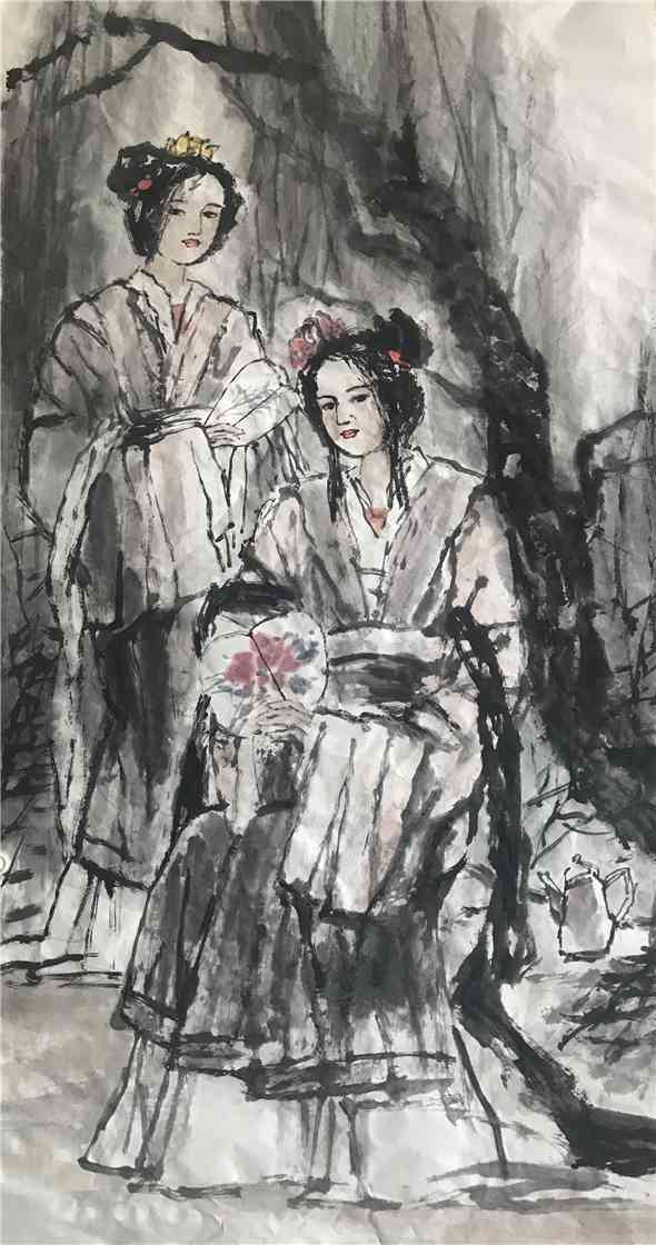 丹青作家：作品与作婳的艺术展现