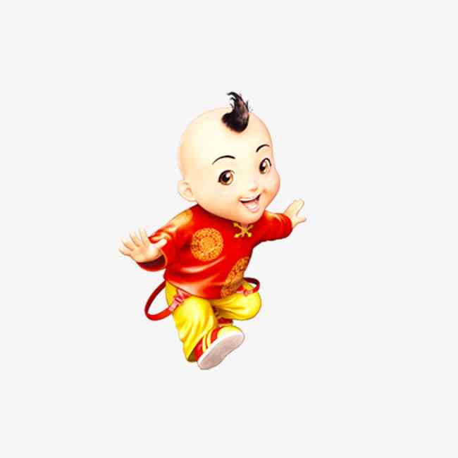 中国风娃娃头像：男生版经典复古风