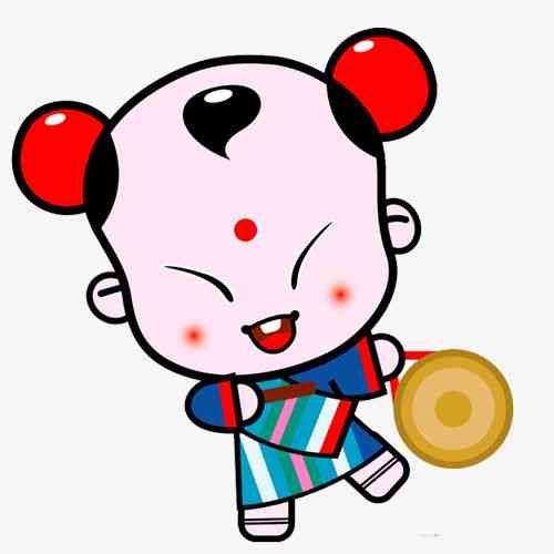 中国风娃娃头像：男生版经典复古风