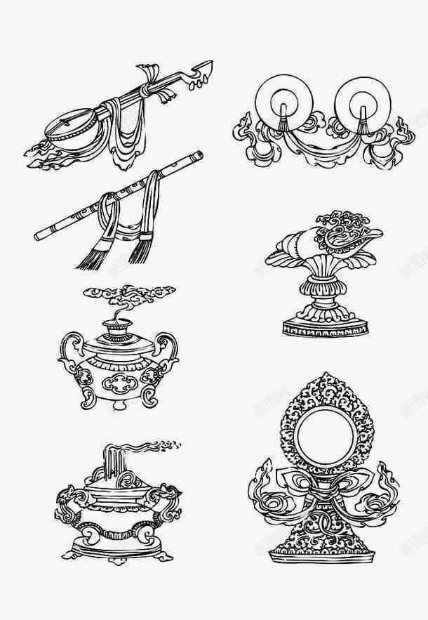 '中国传统文化元素儿简笔画：国风娃娃趣味绘制教程'