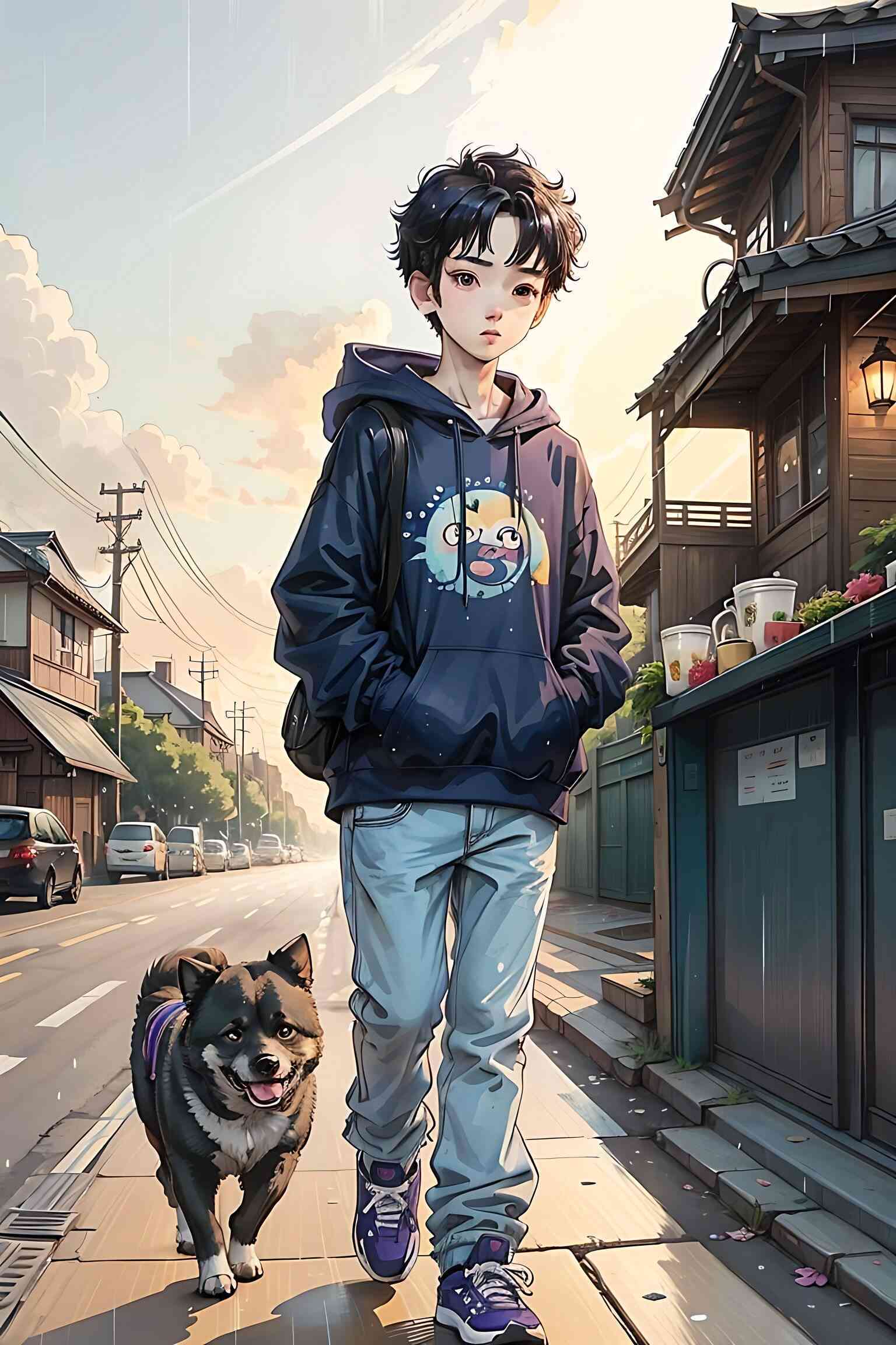 '男生专属：一键AI绘画转换，轻松打造个性化艺术风'