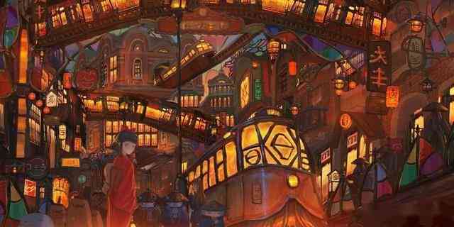 梦幻动漫夜景析：探索经典与流行作品中的迷人夜色场景