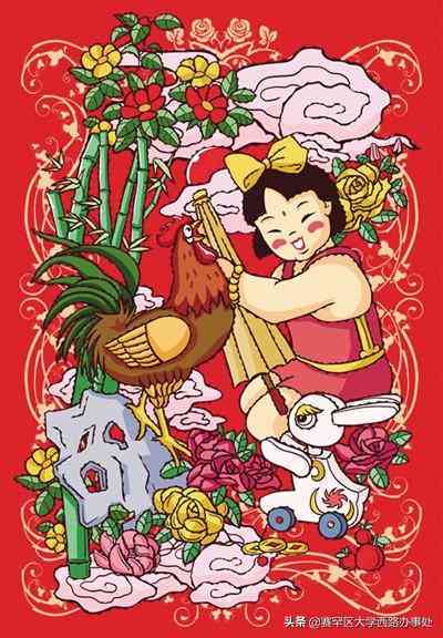 国潮娃娃怎么画：头像年画时套装攻略