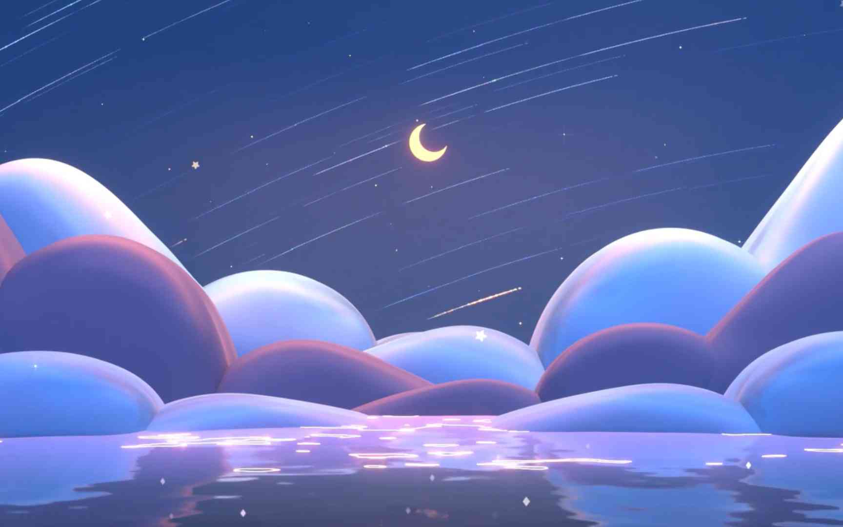 ai关键词云上夜空文案