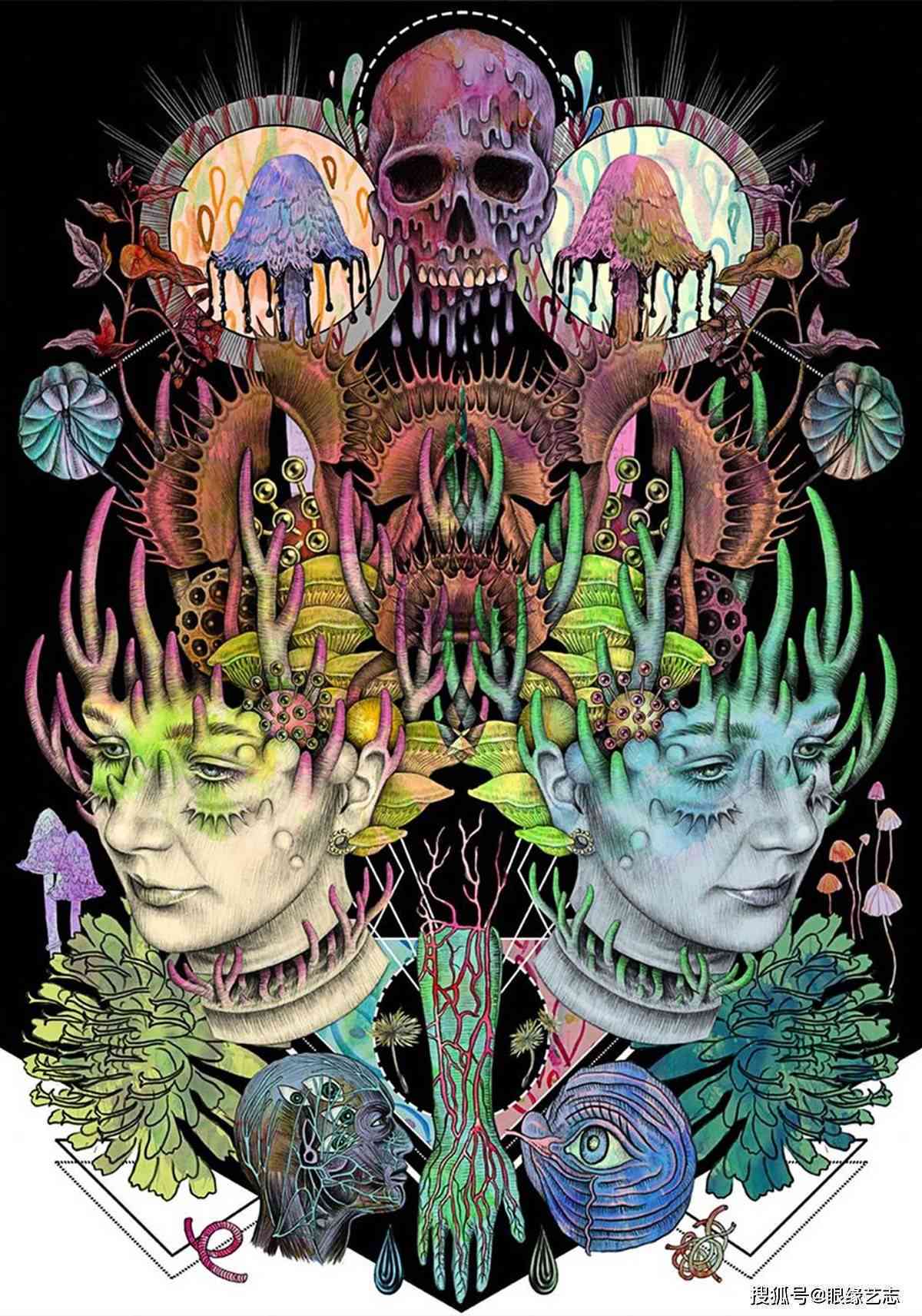 艺术创作过程中，画家脑海内构思作品形象至关重要