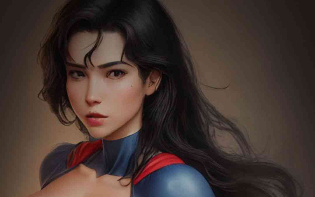 AI绘画魔法：美女秒变壮男，创意视觉震撼来袭