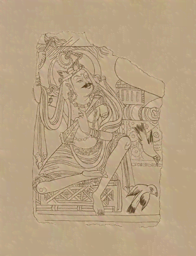 敦煌绘画素材：简单简笔画素材集