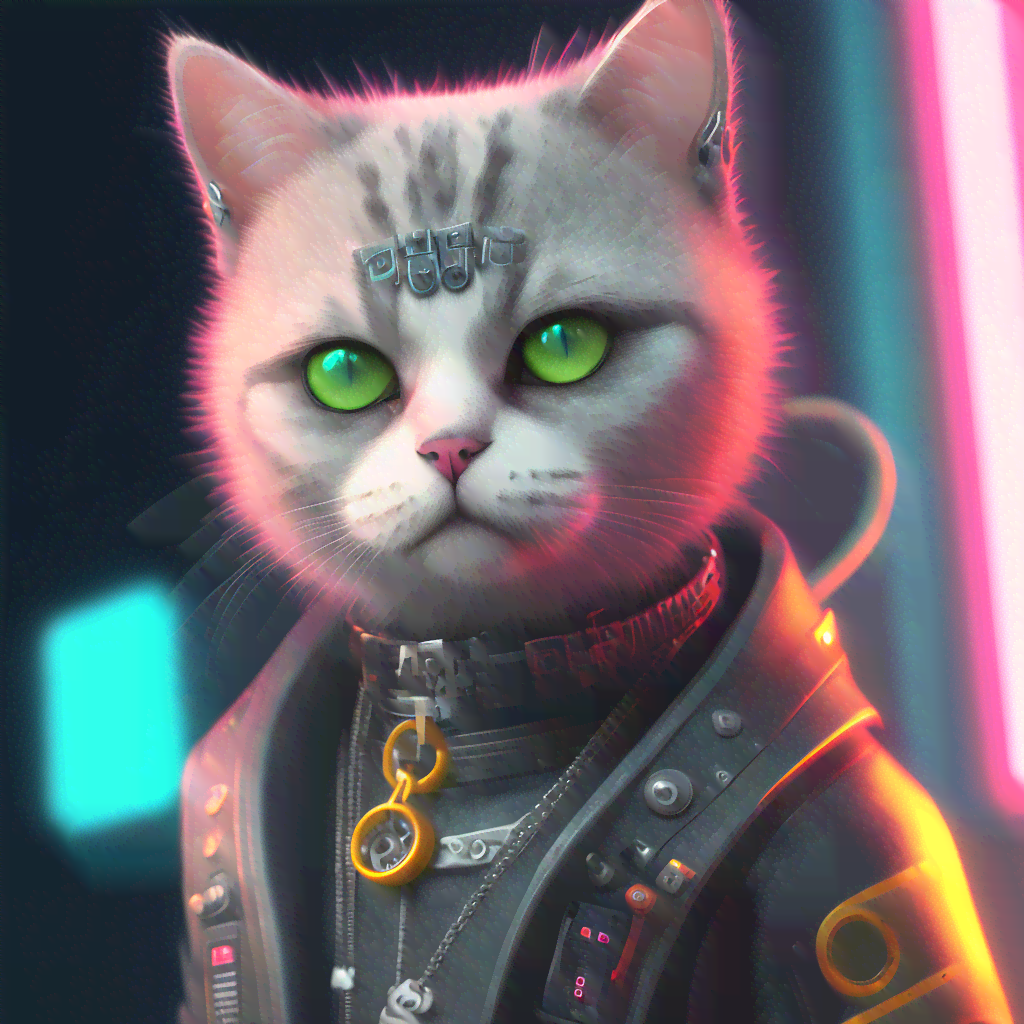 ai人工智能创作猫