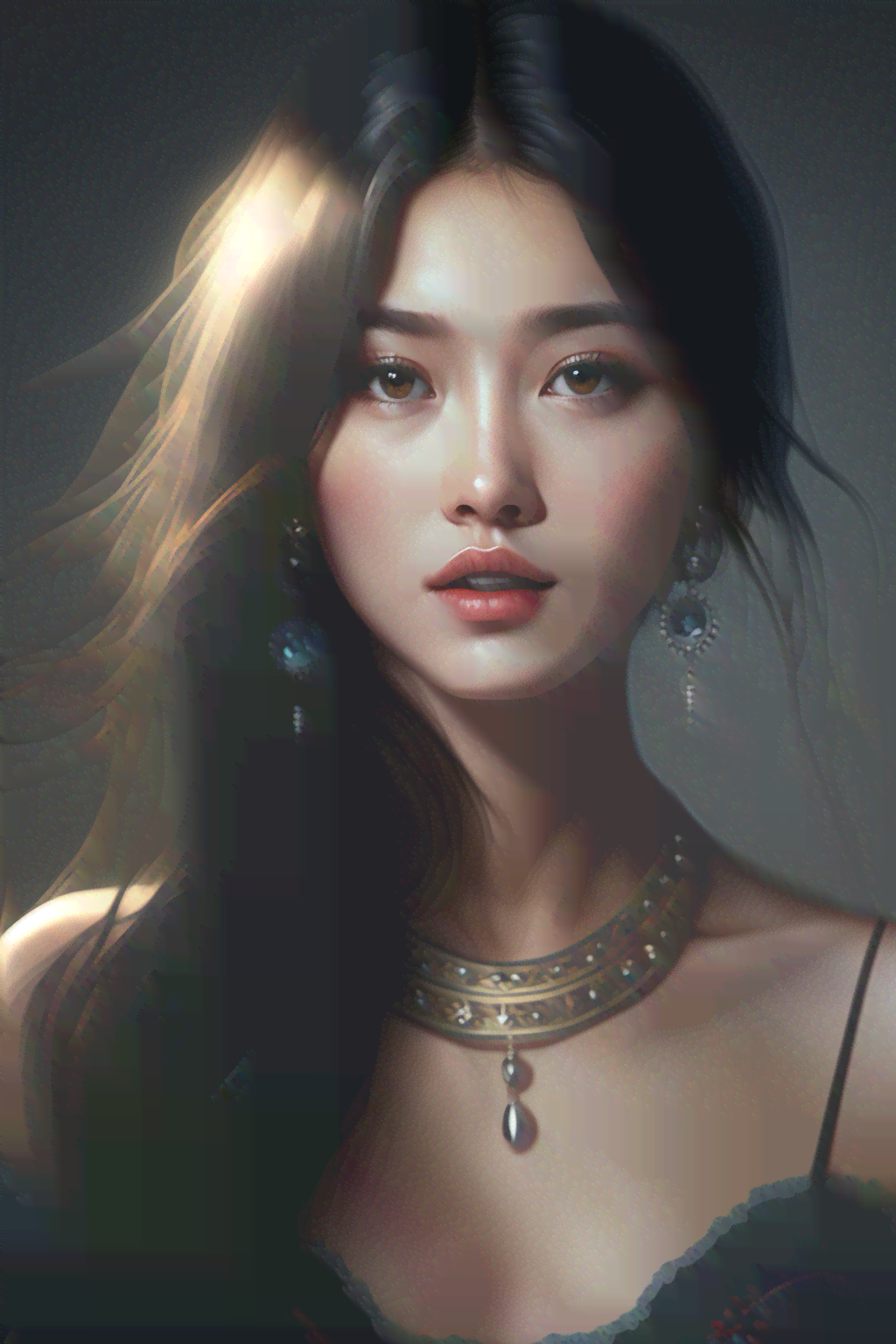 ai创作写实风女
