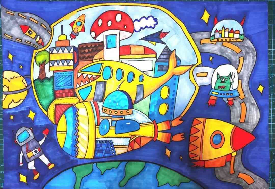 创作科幻绘画作品：如何绘制一幅未来的科幻画作