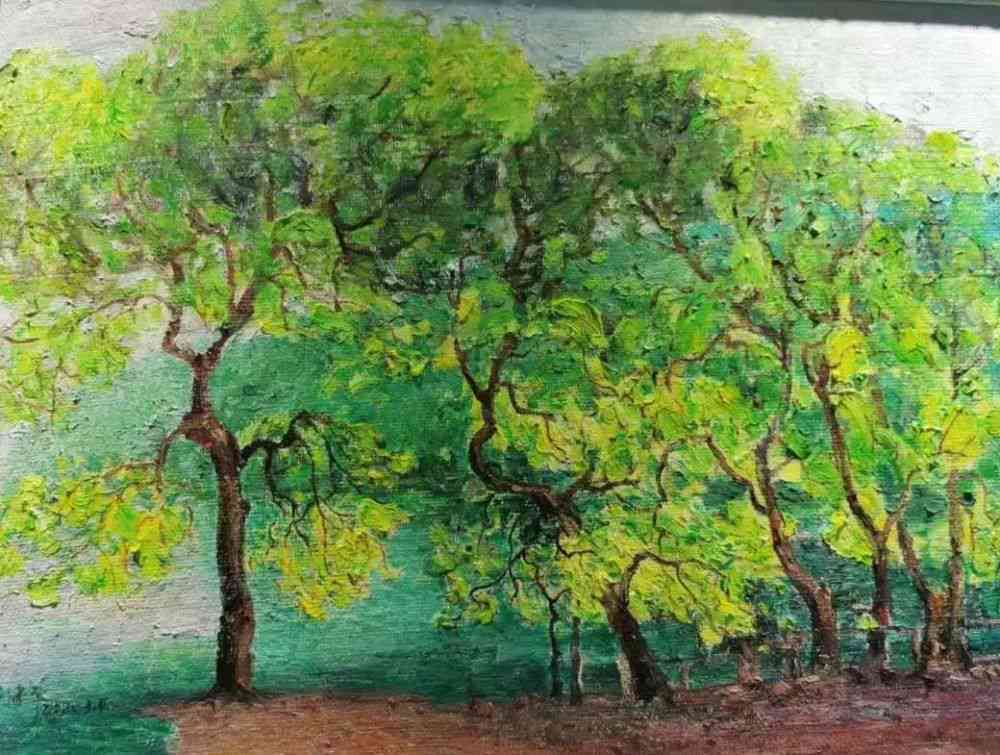 ai绘画树林拍照文案怎么写