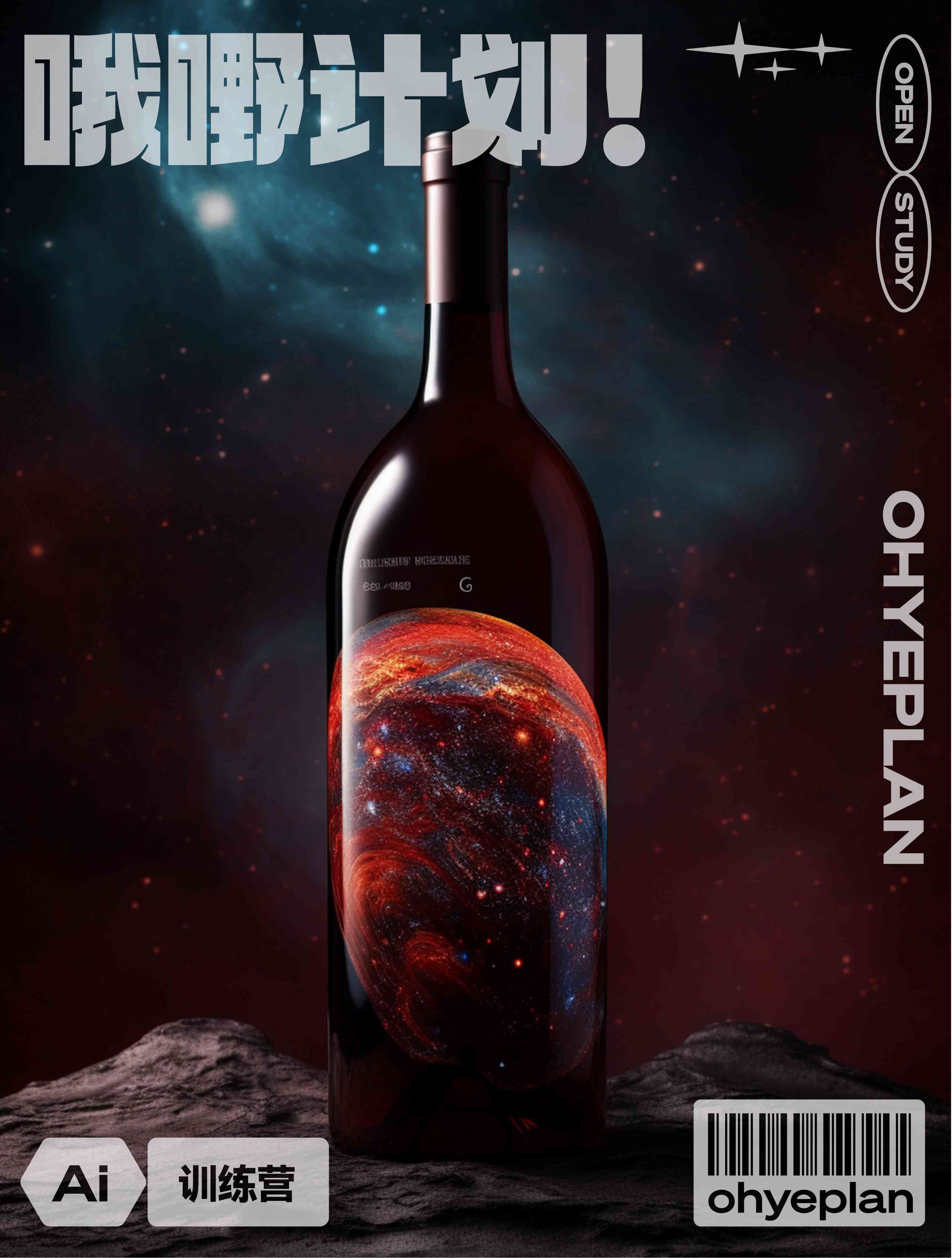 智能AI赋能，创新酒瓶文案设计攻略