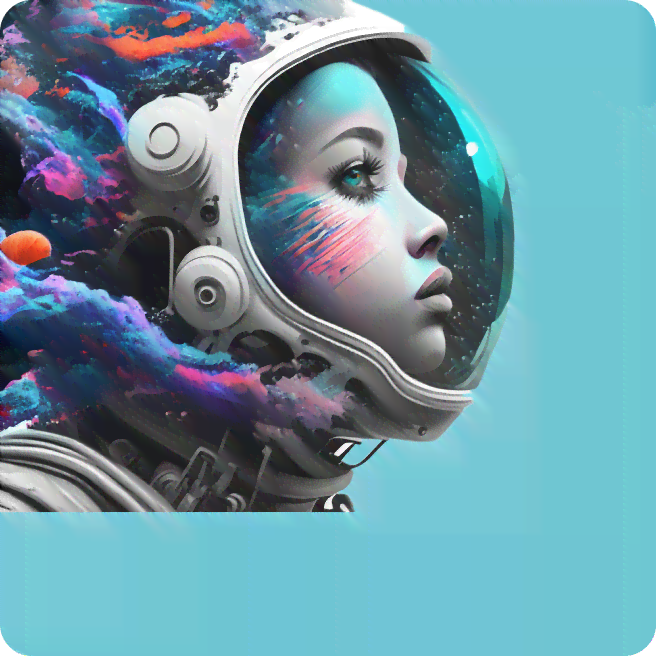 智能AI绘制：梦幻女孩创意文案灵感集