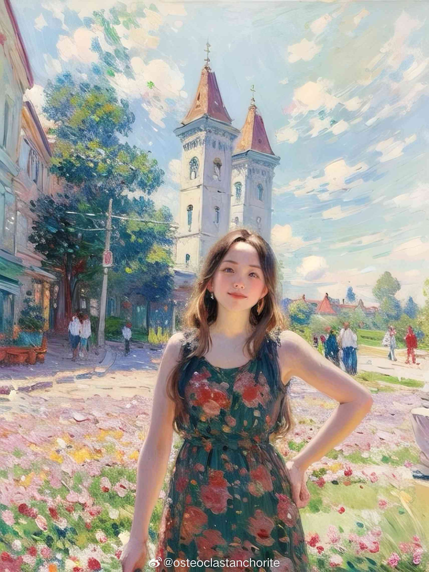 ai创作奈花园入口抖音：创意画集锦，名画鉴，经典重现